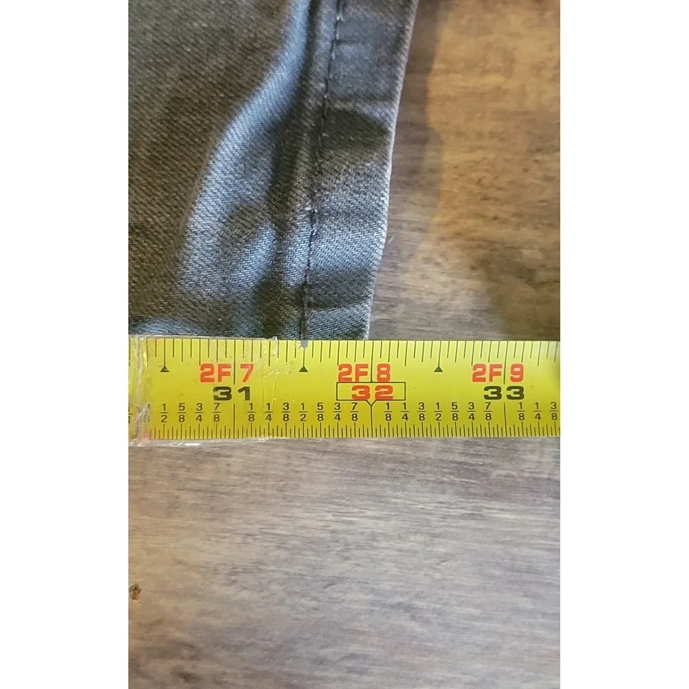 Levi's 569 Loose Fit Straight Mens 34x34 Black Faded Cotton Denim Jeans